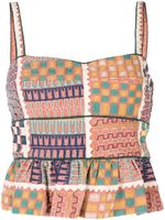 Ulla Johnson haut-corset Zehra - Multicolore