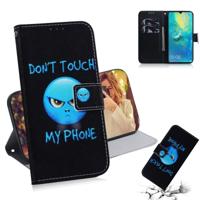 Woede patroon gekleurde tekening horizontale Flip lederen case voor Huawei mate 20 X met houder & card slots & portemonnee