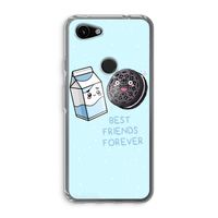 Best Friend Forever: Google Pixel 3a Transparant Hoesje