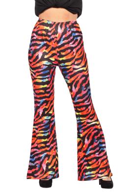 Hippiebroek tijger multicolour