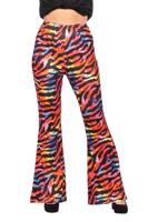 Hippiebroek tijger multicolour