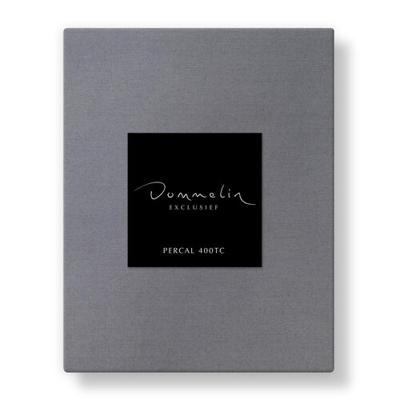 Dommelin Dommelin Split Topper Hoeslaken Uni Percal 400TC 750 Zink 180x210/9 S90