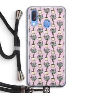 Boompje: Samsung Galaxy A40 Transparant Hoesje met koord