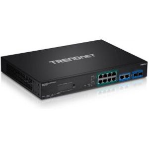 Trendnet TPE-3012LS netwerk-switch Managed Gigabit Ethernet (10/100/1000) Power over Ethernet (PoE) 1U Zwart