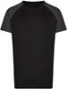 Miners Mate MY111 Men´s Long Tee - Black/Heather Black - 3XL
