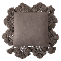 Bloomingville Kussen Gent Bruin Katoen - thumbnail