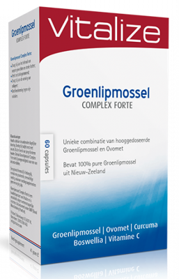 Vitalize Groenlipmossel Complex Forte Capsules Vitalize Groenlipmossel Complex Forte Capsules
