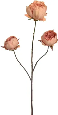 Pure Royal kunsttak pioenroos 82cm roze