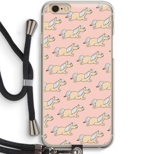Ponys: iPhone 6 / 6S Transparant Hoesje met koord