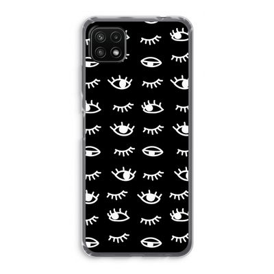 Eye pattern #3: Samsung Galaxy A22 5G Transparant Hoesje