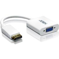 ATEN VC925-AT DisplayPort / VGA Adapter [1x DisplayPort stekker - 1x VGA-bus] Wit 10.00 cm
