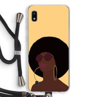 Golden hour: Samsung Galaxy A10 Transparant Hoesje met koord