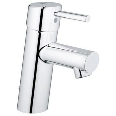 GROHE Concetto wastafelmengkraan eengreeps, met keramische schijven, flexibele aansluitslangen en temperatuurbegrenzer chroom 3220610E