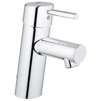 GROHE Concetto wastafelmengkraan eengreeps, met keramische schijven, flexibele aansluitslangen en temperatuurbegrenzer chroom 3220610E