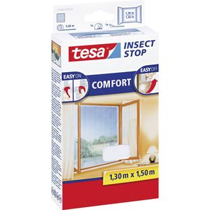 1x Tesa vliegenhor/insectenhor wit 1,3 x 1,5 meter - Vliegengordijnen