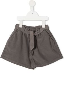 Knot short Okemia à taille ceinturée - Gris