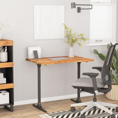 Bureaublad rechthoekig 100x50x2,5 cm massief acaciahout