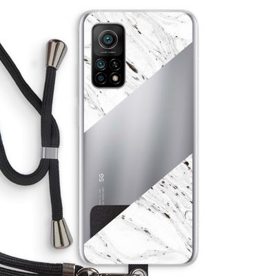 Biggest stripe: Xiaomi Mi 10T 5G Transparant Hoesje met koord