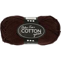 Creativ Company Katoengaren, donkerbruin, 50gr, 170m