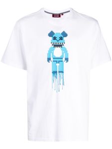 Mostly Heard Rarely Seen 8-Bit t-shirt à imprimé Blue Bear - Blanc