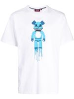 Mostly Heard Rarely Seen 8-Bit t-shirt à imprimé Blue Bear - Blanc - thumbnail