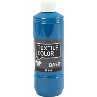 Creativ Company Textielkleur, turquoiseblauw, 500 ml/ 1 fles