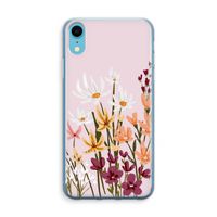 Painted wildflowers: iPhone XR Transparant Hoesje