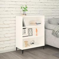 Dressoir 69,5x32,5x90 cm bewerkt hout wit