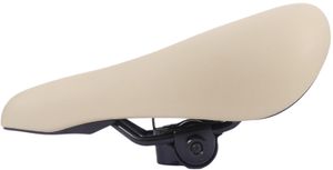 Fietszadel voor 20-26" kinderfiets - creme
