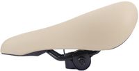 Fietszadel voor 20-26" kinderfiets - creme