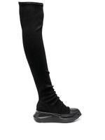 Rick Owens DRKSHDW cuissardes à semelle épaisse - Noir