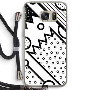 Pop Art #4: Samsung Galaxy S7 Transparant Hoesje met koord