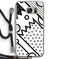 Pop Art #4: Samsung Galaxy S7 Transparant Hoesje met koord