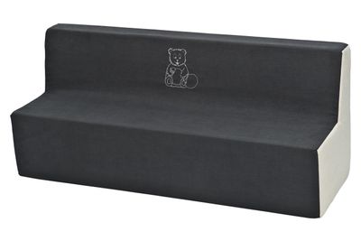 Viking Choice Kindersofa schuim grijs & beige Viking Choice Kindersofa schuim grijs & beige