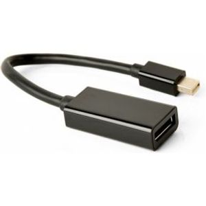 Gembird A-mDPM-DPF4K-01 0,15 m Mini DisplayPort DisplayPort Zwart