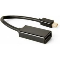 Gembird A-mDPM-DPF4K-01 0,15 m Mini DisplayPort DisplayPort Zwart