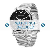 Horlogeband Armani AR1811 / AR1812 Mesh/Milanees Staal 20mm