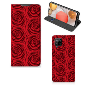 Samsung Galaxy A42 Smart Cover Red Roses