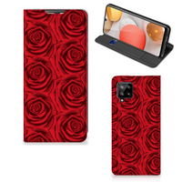 Samsung Galaxy A42 Smart Cover Red Roses - thumbnail