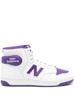 New Balance baskets montantes 480 en cuir - Blanc - thumbnail