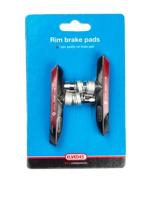 Elvedes Remblokken v-brake 72 x 14 mm zwart 2 stuks