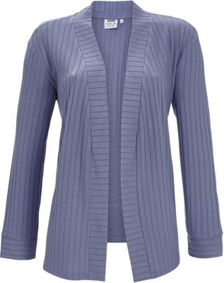 Steenblauw rib vest Ringella