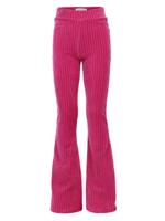 LOOXS Little winter velvet broek meisjes - roze- rib