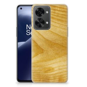 OnePlus Nord 2T Bumper Hoesje Licht Hout