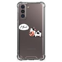 Samsung Galaxy S21 Stevig | Bumper Hoesje | Cow