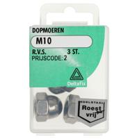 Dopmoeren m10 rvs 3st - Deltafix