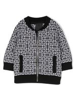 Givenchy Kids veste bomber en coton - Noir - thumbnail