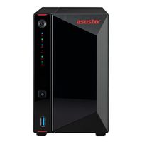 Asustor Nimbustor 2 NAS Desktop Ethernet LAN Zwart J4005 - thumbnail