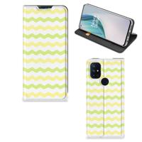 OnePlus Nord N10 5G | Hoesje met Magneet | Waves Yellow