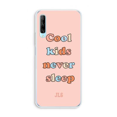 Cool Kids Never Sleep: Huawei P Smart Pro Transparant Hoesje
